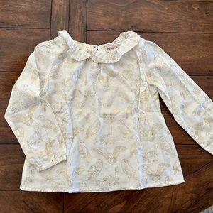 NEW MiniBoden Harry Potter Hogwarts Pets Top Size 4-5Y Discontinued